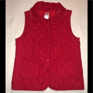 Gymboree Girls 7/8 Quilted Vest
